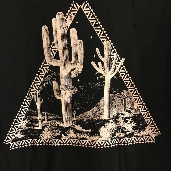 Distressed Desert Cactus Tee - Picture 5 of 6